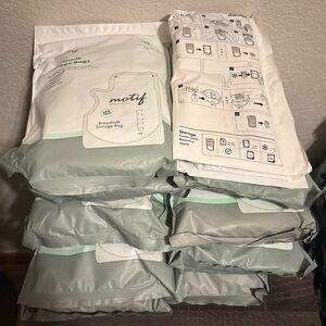 Breastmilk storage bags